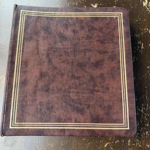 Vintage Photo Album Filled With Art Print Clippings